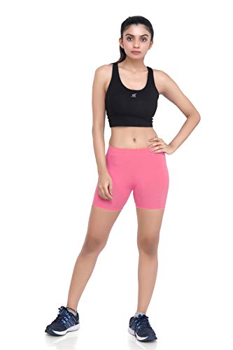 Image of Women's Solid Inner & Outer Wear Active Hot Shorts