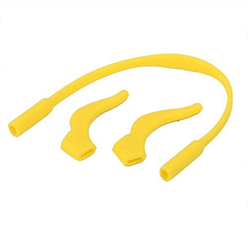 sunshades Bhavya Optic Soft Anti Slip Durable Ear Hook Lock Tip Holder and Silicone Eyewear Glasses Neck Retainers For Eyeglass, Sunglasses, Spectacle, Head Safety Strap Cord Holder Yellow 1 Pair-picture-29