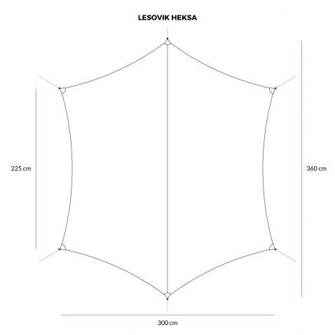 Amazon | Lesovik タープ HEKSA ヘクサ クロコダイルグリーン 六角形