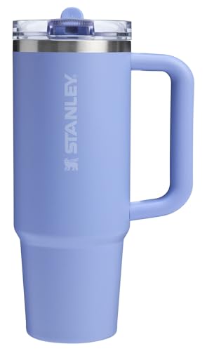 stanley quencher protour flip straw tumbler with leakproof lid  built-in straw amp handle  cupholder compatible for travel  insulated stainless steel cup  bpa-free