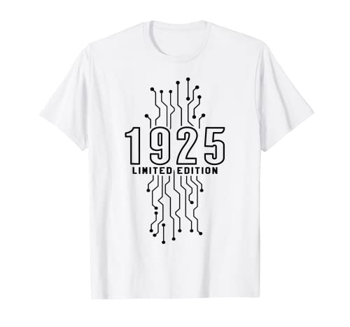 Cumpleaños 1925 Edición limitada Regalo Usado Gaming Vintage Camiseta