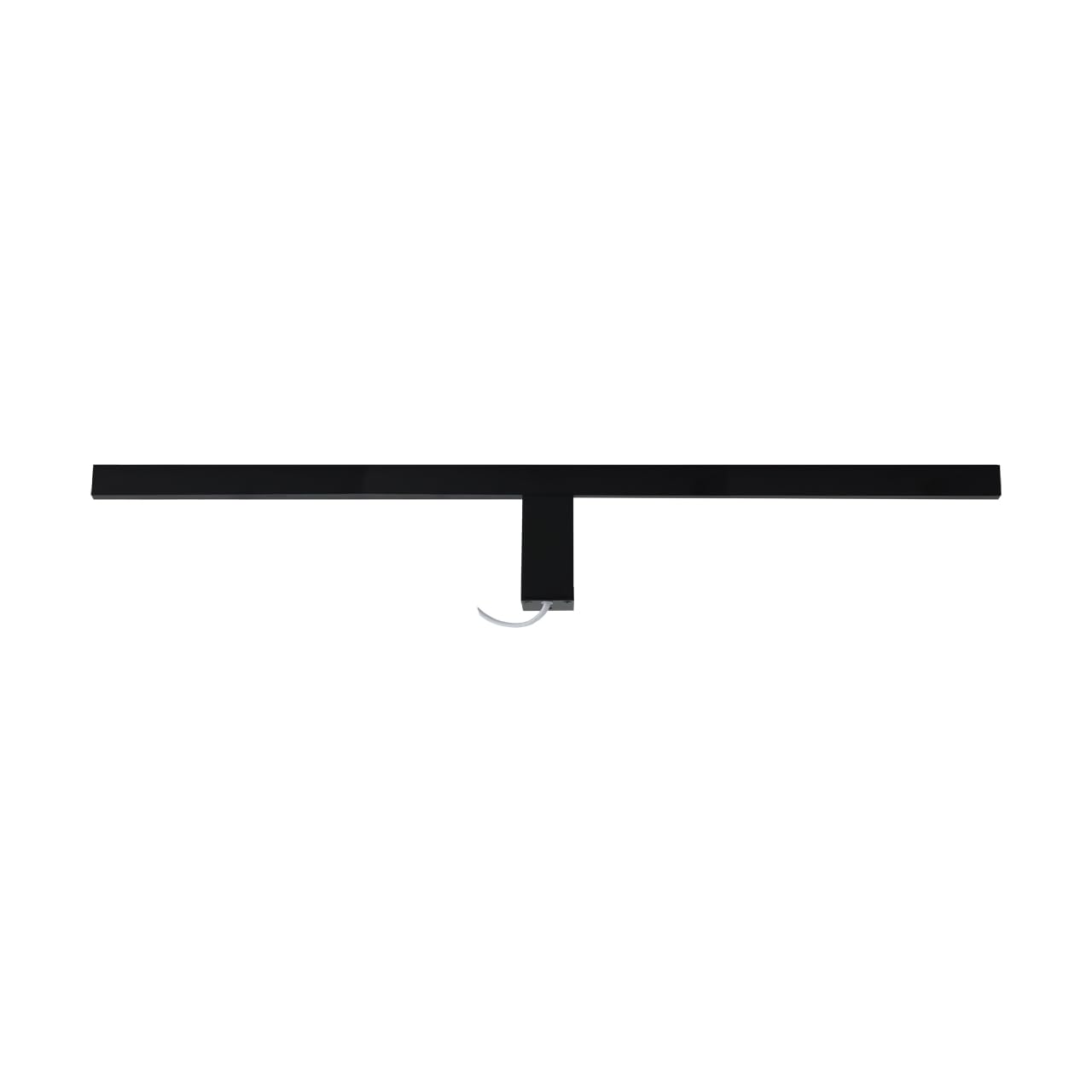 LED Wandlampe Badezimmer B: 90 cm IP44 Schwarz groß Wand Spiegel Montage neutralweißes Licht 4100 K 1650 lm Modern Wandleuchte Spiegellampe