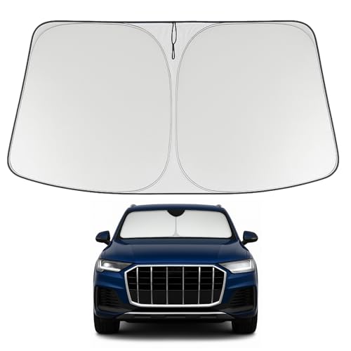 Proadsy Windshield Sun Shade for 2016-2025 2026 Audi Q7 Foldable Front Sunshade Protector Sun Visor...