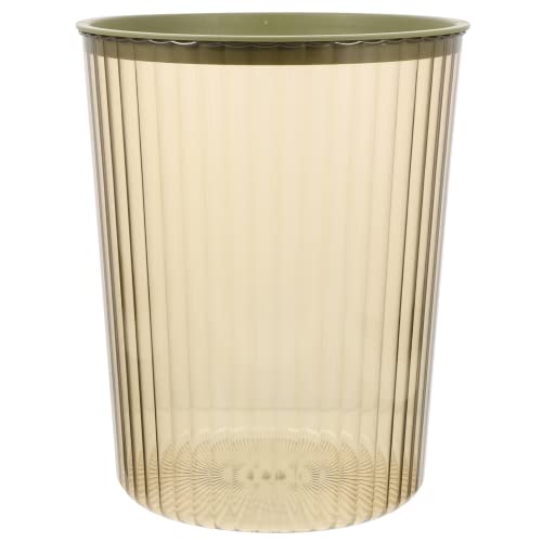 MAGICLULU Style Trash Bucket Household Trash Can Capacious Garbage Can Trash Container Home Supplies Green Large