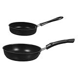 ULTECHNOVO 2piezas Sartén Para Tortillas Antiadherente Para Freír Huevos Sartenes Para Huevos y Tortillas Cocina Material