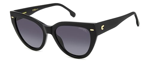 Carrera Men's 3017/S Polarized Cat Eye Sunglasses, Black, 55/140/19