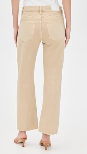 Image of PISTOLA - Lexi Mid Rise, Signature Bowed Straight Jeans - Light Denim Jeans