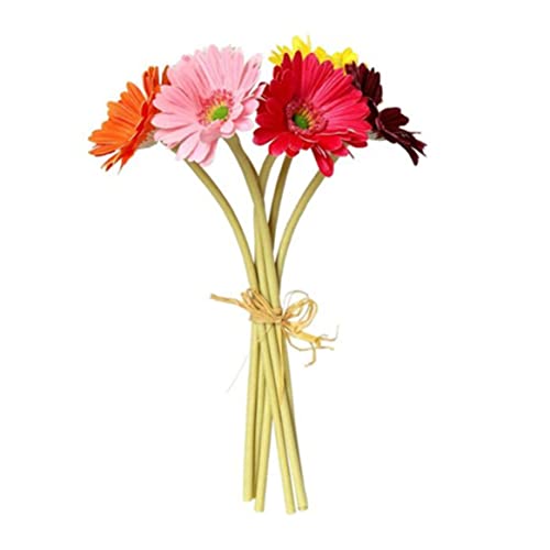 OnIUeZky 12pcs Artificiel Gerbera Fleurs de Marguerite