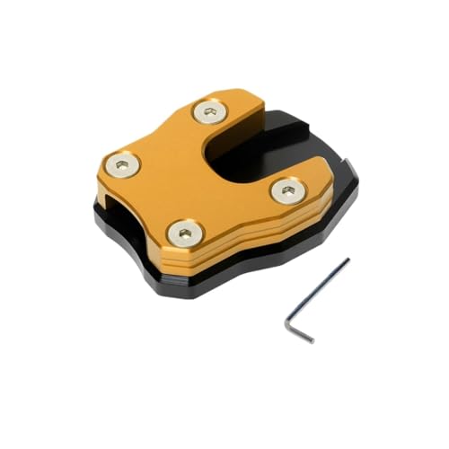 Support latéral agrandi PCX 125 et ADV 350, évite la chute du scooter sur sol chaud