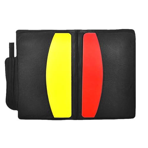 Kit de Árbitro de Fútbol Abaodam con 2 Silbatos y Tarjetas