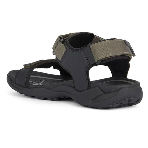 Geox Men's U Terreno + Grip A Sport Sandal, Sage, 9 Men4