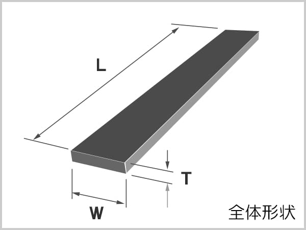 ステンレス フラットバー COLD 平鋼 平角 4&times;25 長さ1500mm オーダーカット
