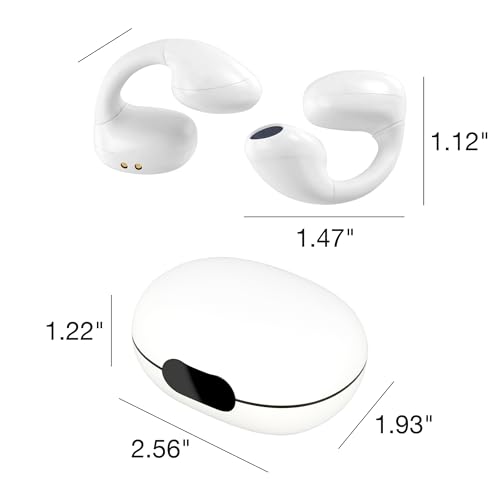 Image of iLive Electronics Clear Truly Wireless Open Ear Clip Earbuds, IAEBTO25W