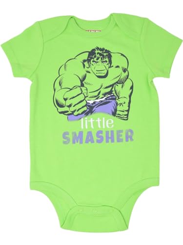 Marvel Avengers Spider-Man Black Panther Hulk Baby 3 Pack Bodysuits Newborn to Infant2