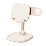Baseus 2-in-1 テーブルフォンスタンド iPad Pro Mini用 マグネット式ホルダー iPhone 17 Air 16 15 Max用 調節可能 デスクトップセル(Pink)