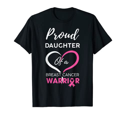 Orgullosa Hija Cáncer de mama Familia Concientización sobre el cáncer Camiseta