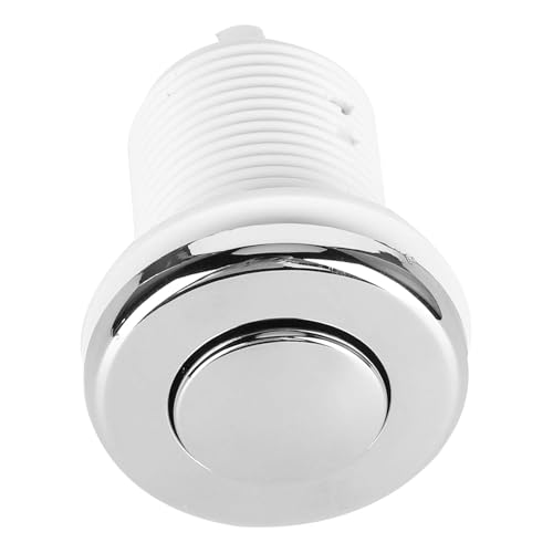 Image of BlueWave Air Switch(Chromed) / Push Button Air Button Switch Pneumatic Multipurpose Home Bathtub Spa On Off(28mmWhite)