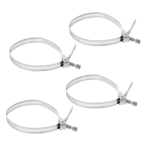 NAMOARLY Metal Screw Clamps Stainless Steel Radiator Hose Clamps Brackets for Secure Wire Management