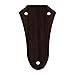 BQLZR Rosewood Guitar Ebony Truss Rod Covers, Both Were Rosewood Beveled Edges, Pre-Drilled Holes (Hole spacing is 40mm and 18mm), 6 Silver Screws Included Pack of 2