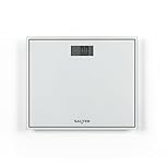 Salter Compact Bathroom Scale – Electronic Digital Bodyweight Scale, 150kg/23st 8lb, LCD Easy To Read Display, Step On Instant Accurate Readings, Slim For Neat Storage, Includes Battery