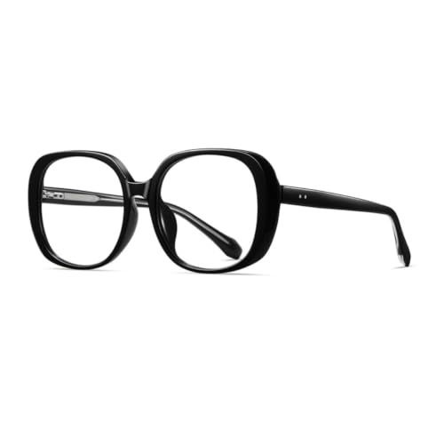 Lunettes de soleil oversize anti-UV400 avec monture TR légère en acétate durable