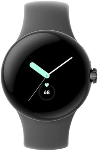 Google Pixel Watch LTE Smartwatch Compatible with Cellular or WiFi Data, GPS, BT and Heart Rate Monitor 41mm, Bulk Packaging (Charcoal)