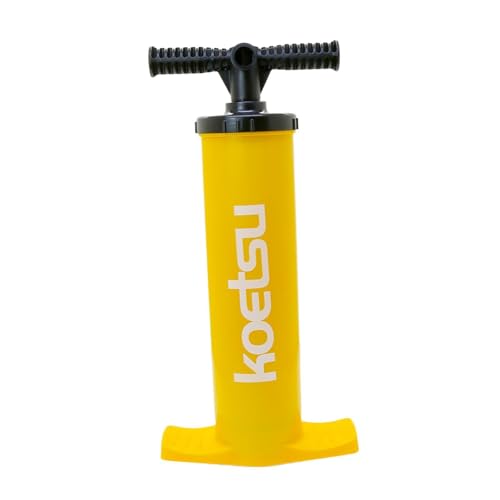 CAQYPVH Kayak Air Pump Manual Pump Accessory Paddleboards, Stand Up Paddle Boards Lightweight Inflation Versatile Compact Hand Pump, Yellow 4L Double Way
