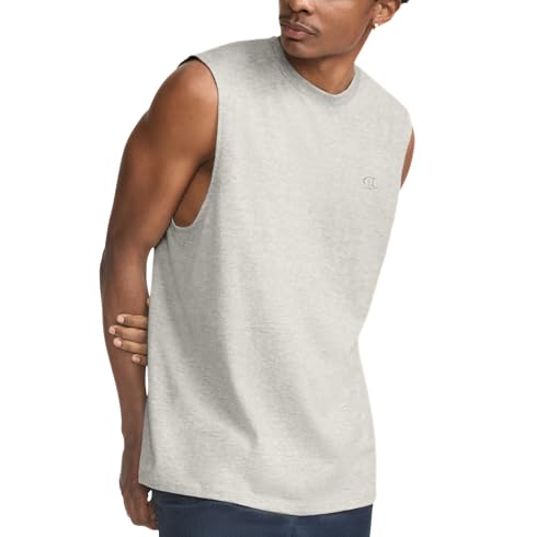 Image of Champion Men's Muscle Tank, Classic Graphic Muscle Tee, Sleeveless T-shirt for Men (Reg. Or Big & Tall)