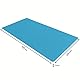 Leitz Schreibtischunterlage, Groß, 80 x 40 cm, Anti-Rutsch-Matte für Laptop, PC, Monitore & Mauspads, Schreibtischschoner & Mauspad, Für Zuhause/das Büro, Cosy Serie, Blau, 52680061