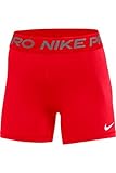 Nike Women's Pro 365 5 Inch Shorts (Medium, Red)