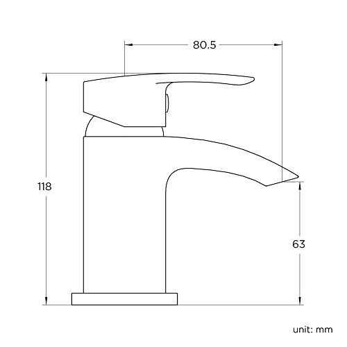iBathUK | Cloakroom Basin Sink Mixer Tap + Bath Filler Bathroom Faucet Set TP454