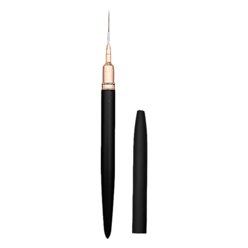 Pincel de arte profesional de uñas - bolígrafo ergonómico, líneas precisas, herramienta versátil | Pincel de detalle para uñas, delineador fino ideal trazado, pintura de gel, barniz, decoración de man