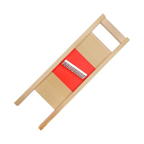 Cuchillo rebanador de patatas, cortador de patatas fritas, cuchillo de patata de rejilla ondulada, cuchillo corrugado, cortador de pepino, cortador de modelo rojo, cortador de patatas fritas de