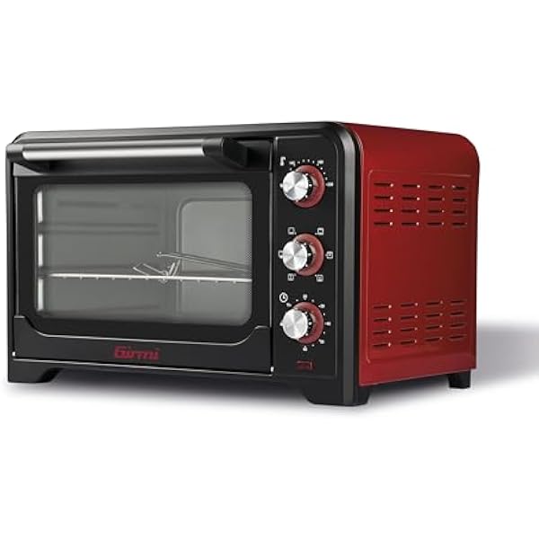 Girmi FE3000 piec elektryczny, 1600 W, stal nierdzewna, czerwony