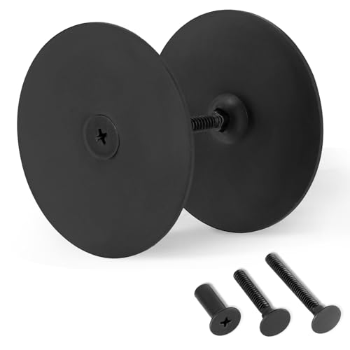 GuoluvSoo Premium Stainless Steel Door Hole Cover Plate - 2-5/8 Diameter Deadbolt Cover with Screws for Enhanced Security Privacy & Aesthetic Appeal on Entry Doors