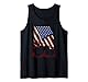Musikinstrument Schlagzeuger USA Flagge Musik Schlagzeug Tank Top