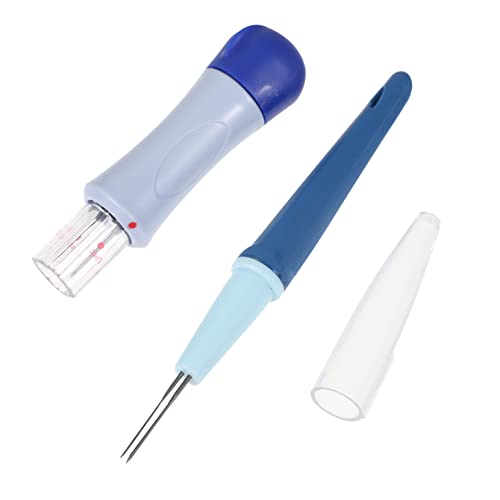 ARTIBETTER 3sets Complete Embroidery Punch Needle Kit Embroidery Pen Threader Stitches Tools Home Craft 2pcs*3