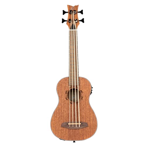 Ortega Guitars Basse de Voyage électro-acoustique – gaucher – Série Lizard – Ukulélé Basse – housse incluse – Acajou… - Les Beatles, Paul McCartney, John Lennon, RIngo Starr, George Harrison Ortega Guitars Basse de Voyage électro-acoustique - gaucher - Série Lizard - Ukulélé Basse - housse incluse - Acajou… – Image 3