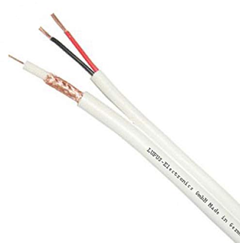 Kombikabel 250 Meter Trommel, RG59, Video und 2-adrige Stromleitung, made in Germany, 10817