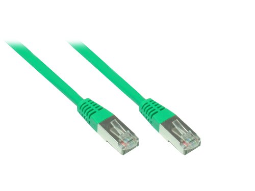 Preisvergleich Produktbild Patchkabel, Cat. 5e, F / UTP, grün, 0,5m, Good Connections®
