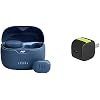 JBL Tune Buds - True Wireless Noise Cancelling Earbuds (Blue) and InfinityLab InstantCharger 20W 1 USB Compact USB-C PD Charger (Black)