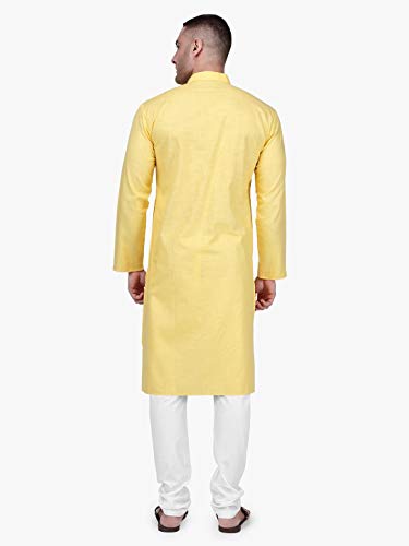 Image of Rajubhai Hargovindas Men's Premium Cotton Solid Kurta