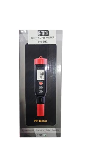 Image of Digital pH Meter PH201, 0-14 pH Range, 0.1 Resolution, Temperature Display, Calibration Buffer Kit, SOLD BY TECHNO INSTRUMENTS BANGALORE