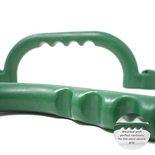 Garden Games Grab Handles Hand Grips Set of 2 with Finger Grips Ideal for a Climbing Frame, Den, Tree House or Playhouse