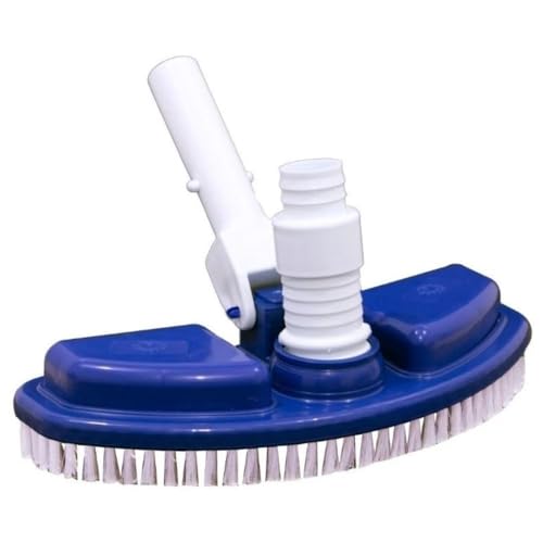 Kit Limpeza Piscina Aspirador Mangueira Clorador Mangueira Flutuante Adaptador Ponteira Escova Curva