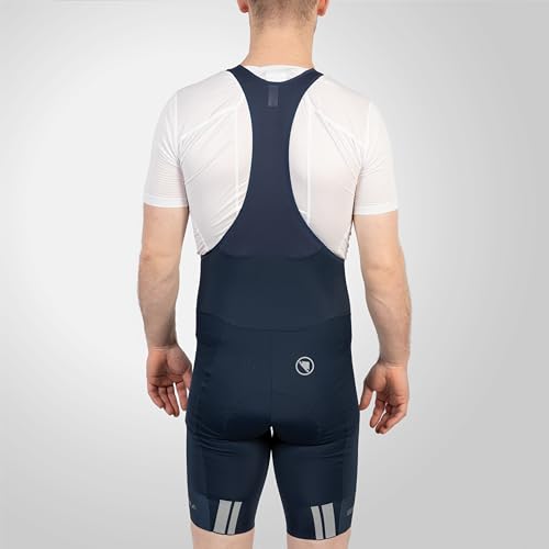 Endura Mens FS260 Road Cycling Bibshort Ink Blue, X-Large - Thumbnail 4