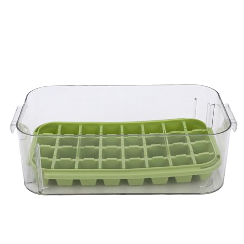 Bandeja para cubos de hielo de silicona 24 celdas con tapa miniatura 7