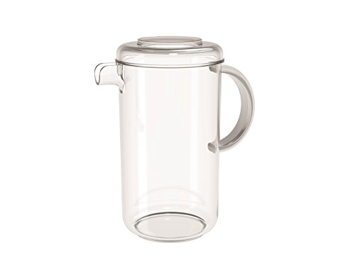 BIESSE CASA Sucre/Bol à Fromage, Polystyrène Cristal, Bleu-Vert, 11.5 x 19 x 24 cm