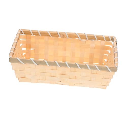 TIDTALEO Storage Basket for Bread Natural Woven Kitchen Basket for Fruits Eggs Sturdy Multiuse Container for Tidy Home Organization Kitchen Holder