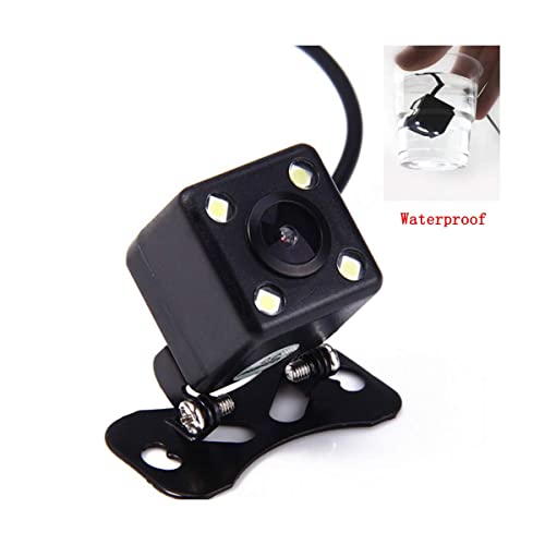 Car Rear View Camera Universal 4 LED Night Vision Backup Parking Reverse Camera Waterproof 170 Wide Angle Color Image - Image 4